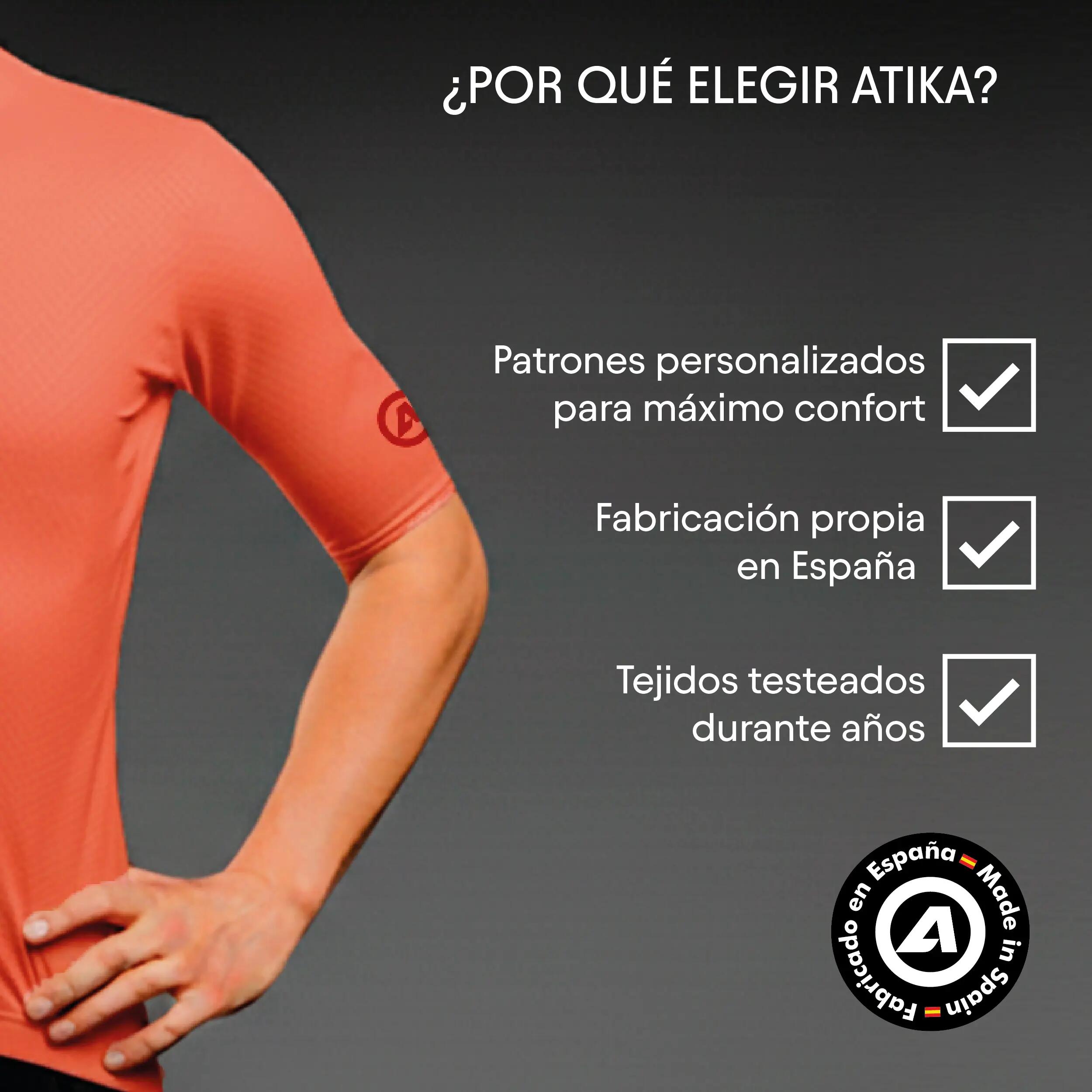 Atika Maillot Ciclismo Manga Corta Dama Modelo Core Transpirable Secado Rápido 4/6