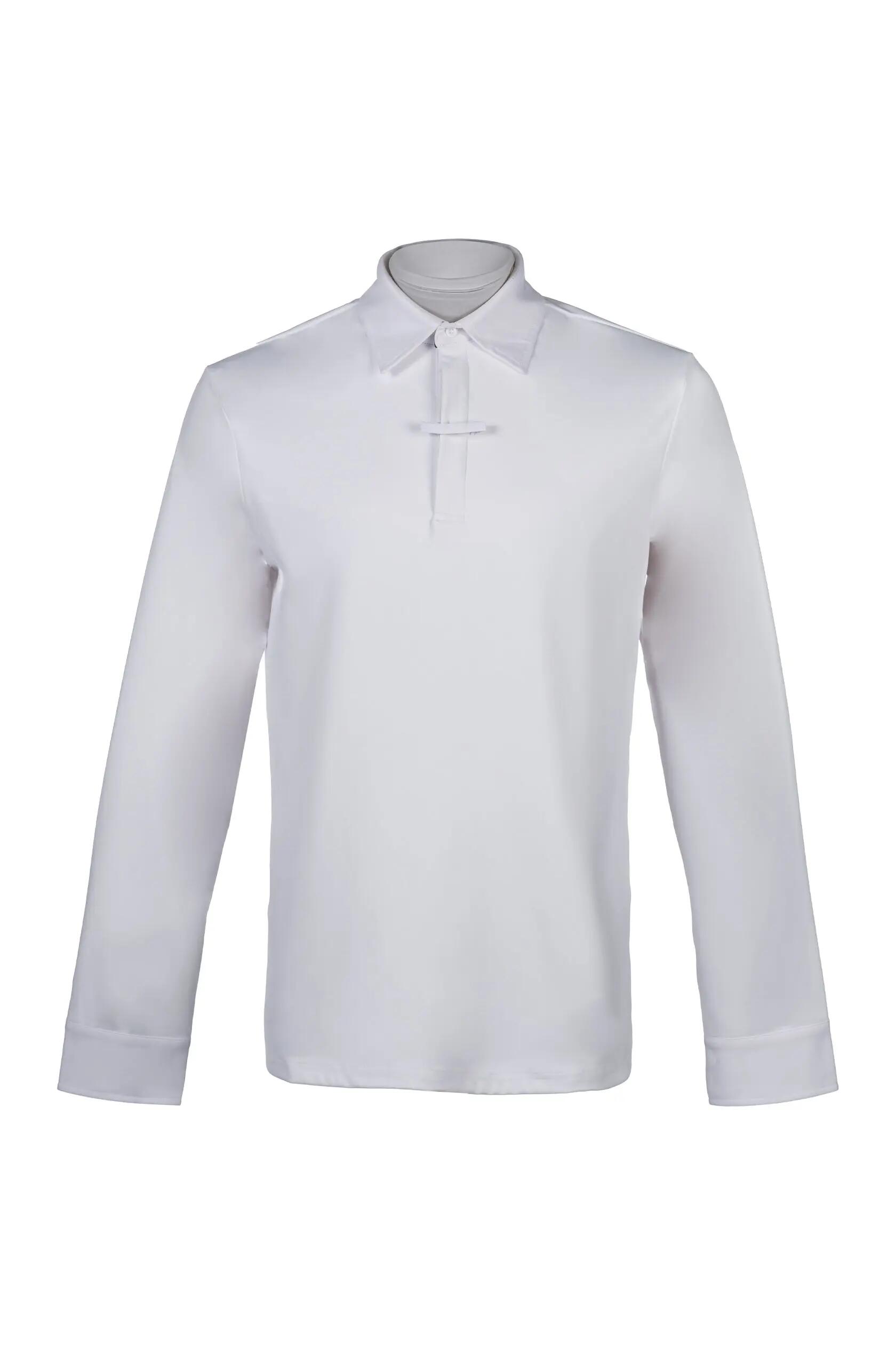Long-sleeved competition polo shirt HKM Davie 2/5