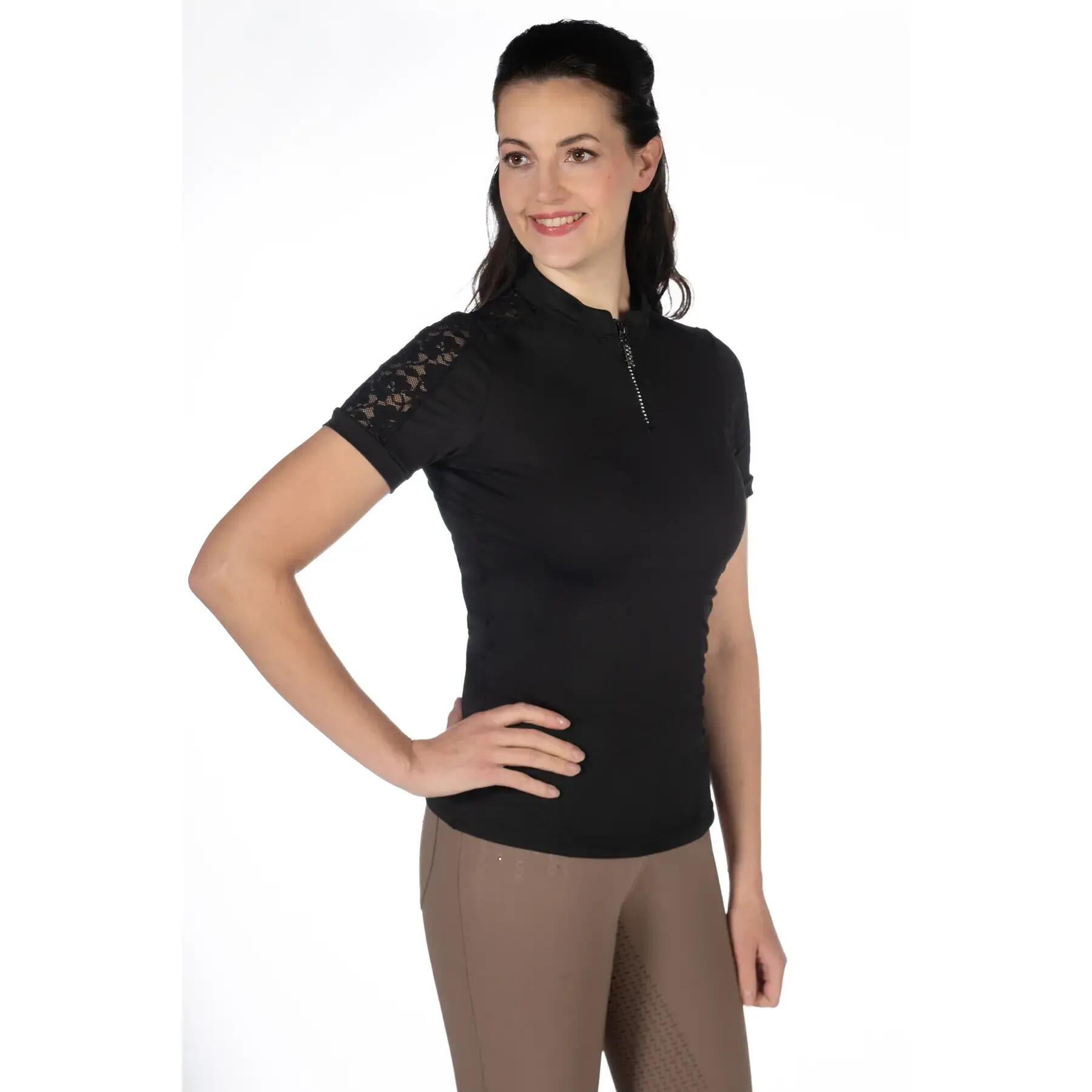 Polo de equitación para mujer HKM Nelly 2/5