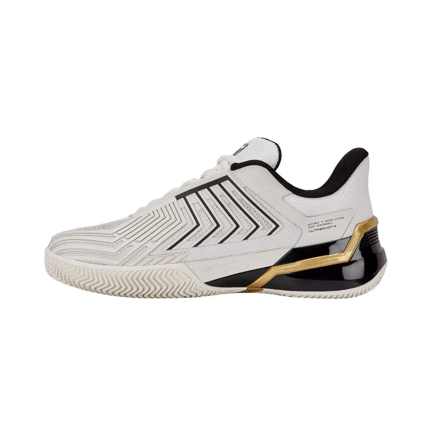 Kswiss Ultrashot 4 Clay Blanco/negro 04438 4/6