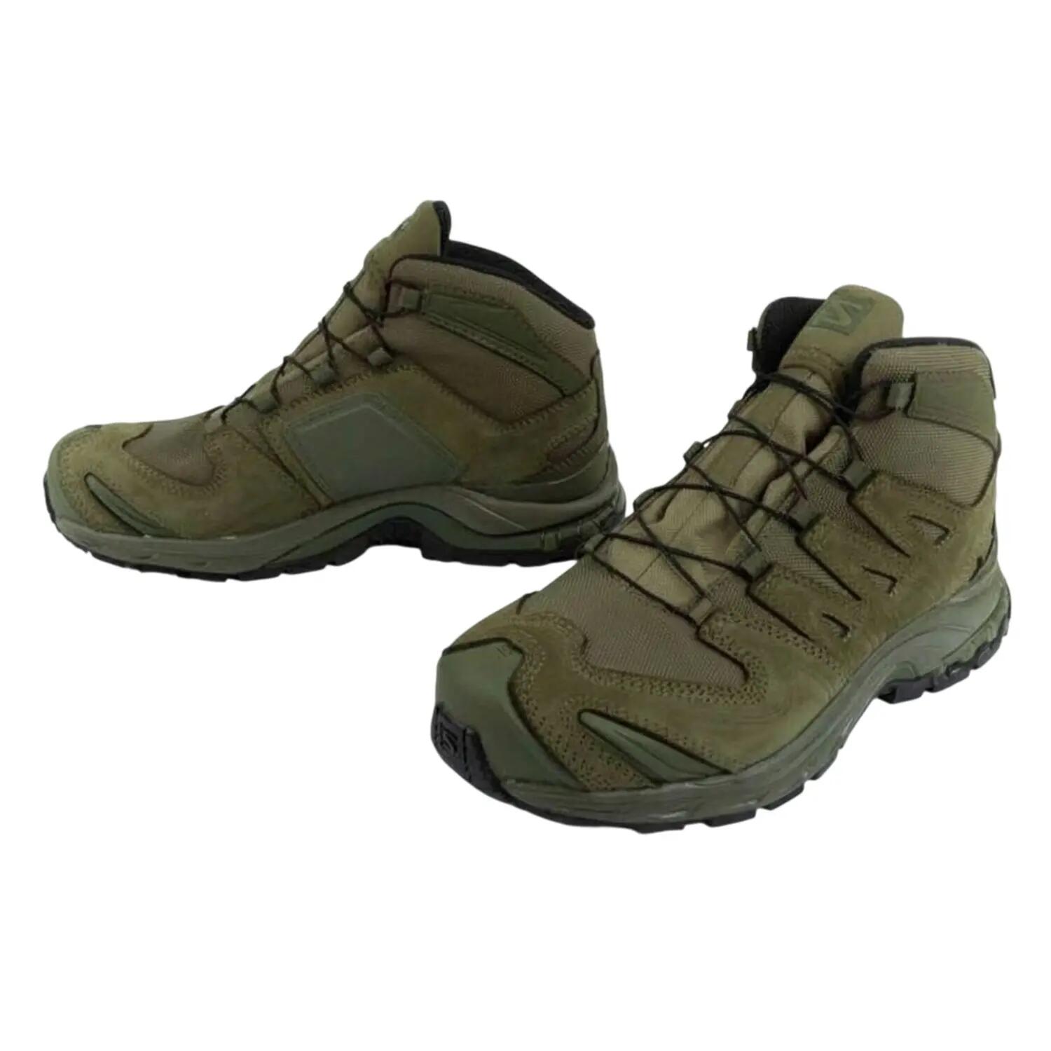 "XA Forces" Wanderschuhe für Damen, Leder Herren Grün 6/6