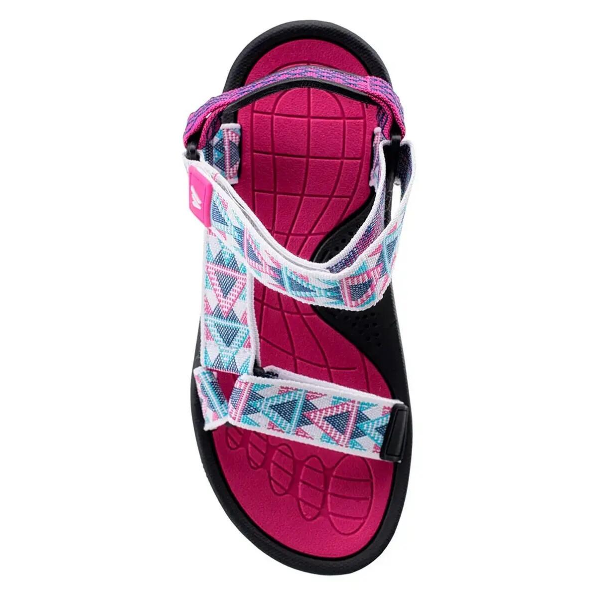 Sandalias Mercheto para Mujer Negro, Fucsia Festival, Blanco, Turquesa 4/6