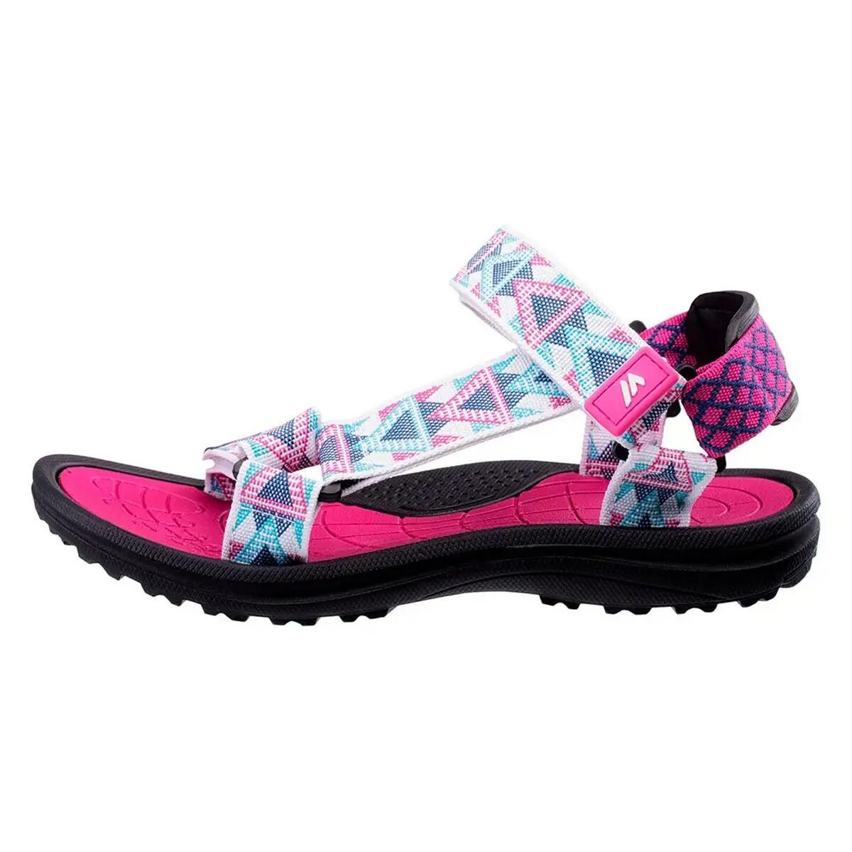 Sandalias Mercheto para Mujer Negro, Fucsia Festival, Blanco, Turquesa 2/6