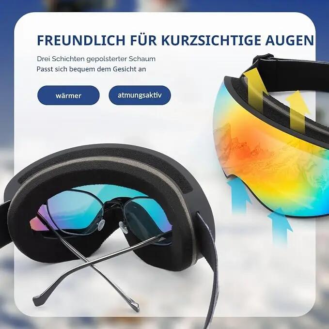 Skibrille für Kinder mit Doppelscheibe & UV-Schutz 4/7