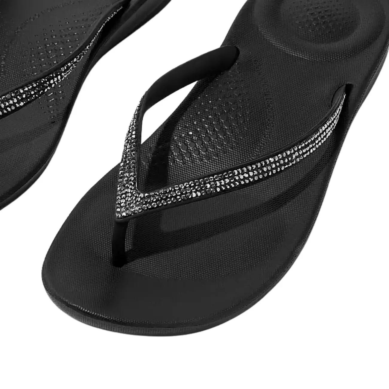 FITFLOP Fitflop X Keith Haring Iqushion Button Flip-Flops  ZWART 40 4/7