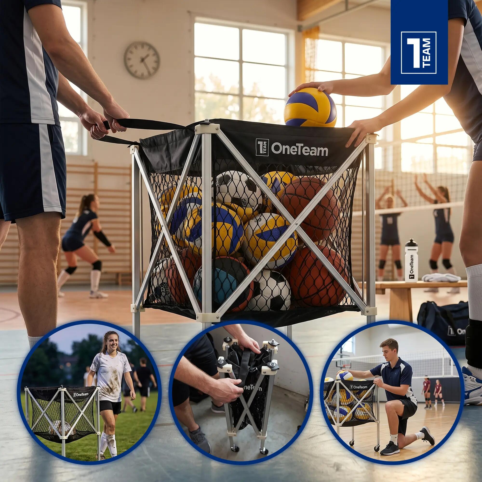 Carrello per palloni da pallavolo OneTeam Slot 5/7