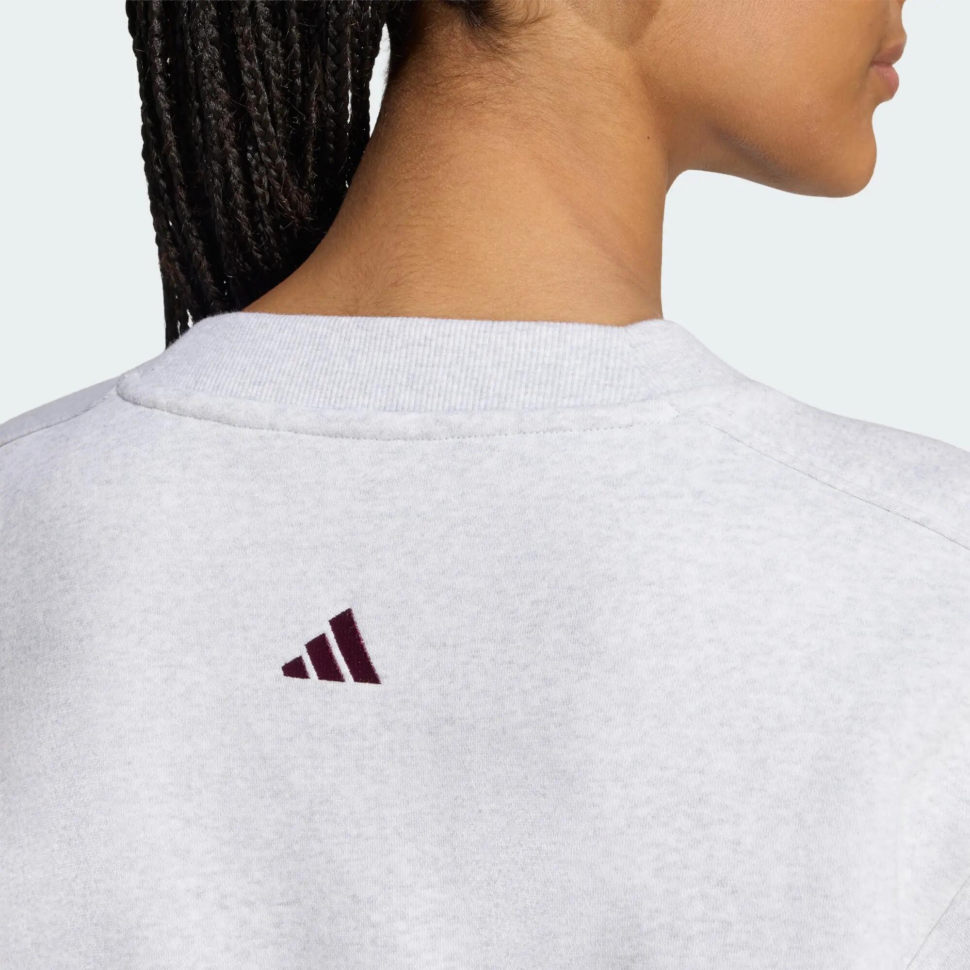 Sweatshirt Adidas 3-Stripes Crew para Mulher 5/5