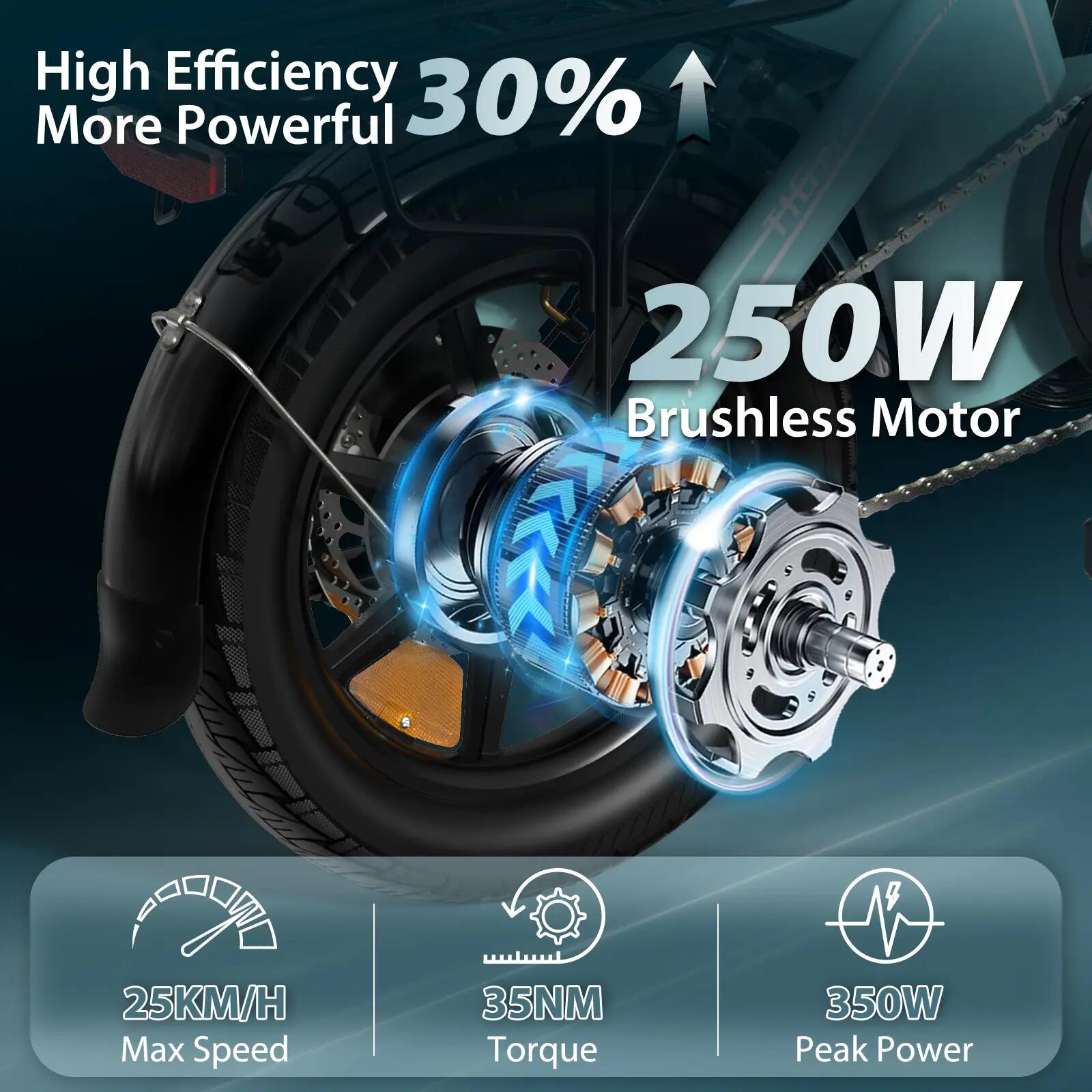 Bicicletă electrică pentru adulți Bodywel T16Pro 36V 7,8Ah baterie 8/13