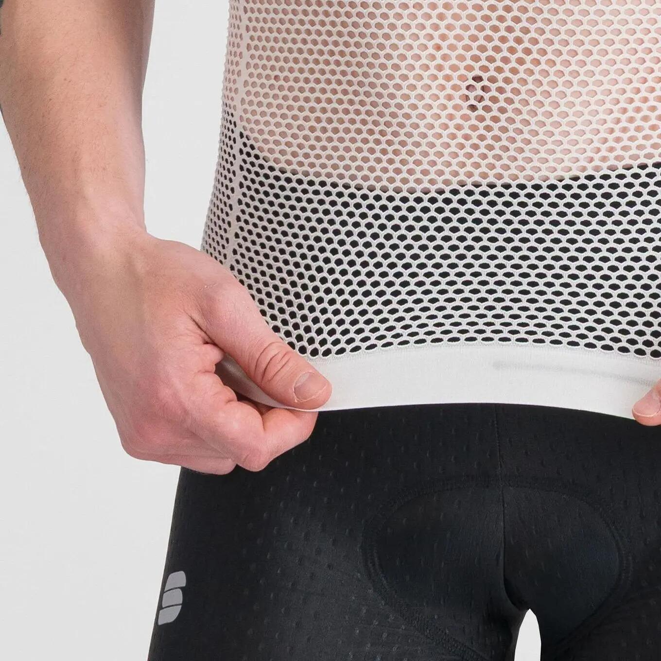 Camisa de base Sportful Light Mesh Branca para homem 5/5