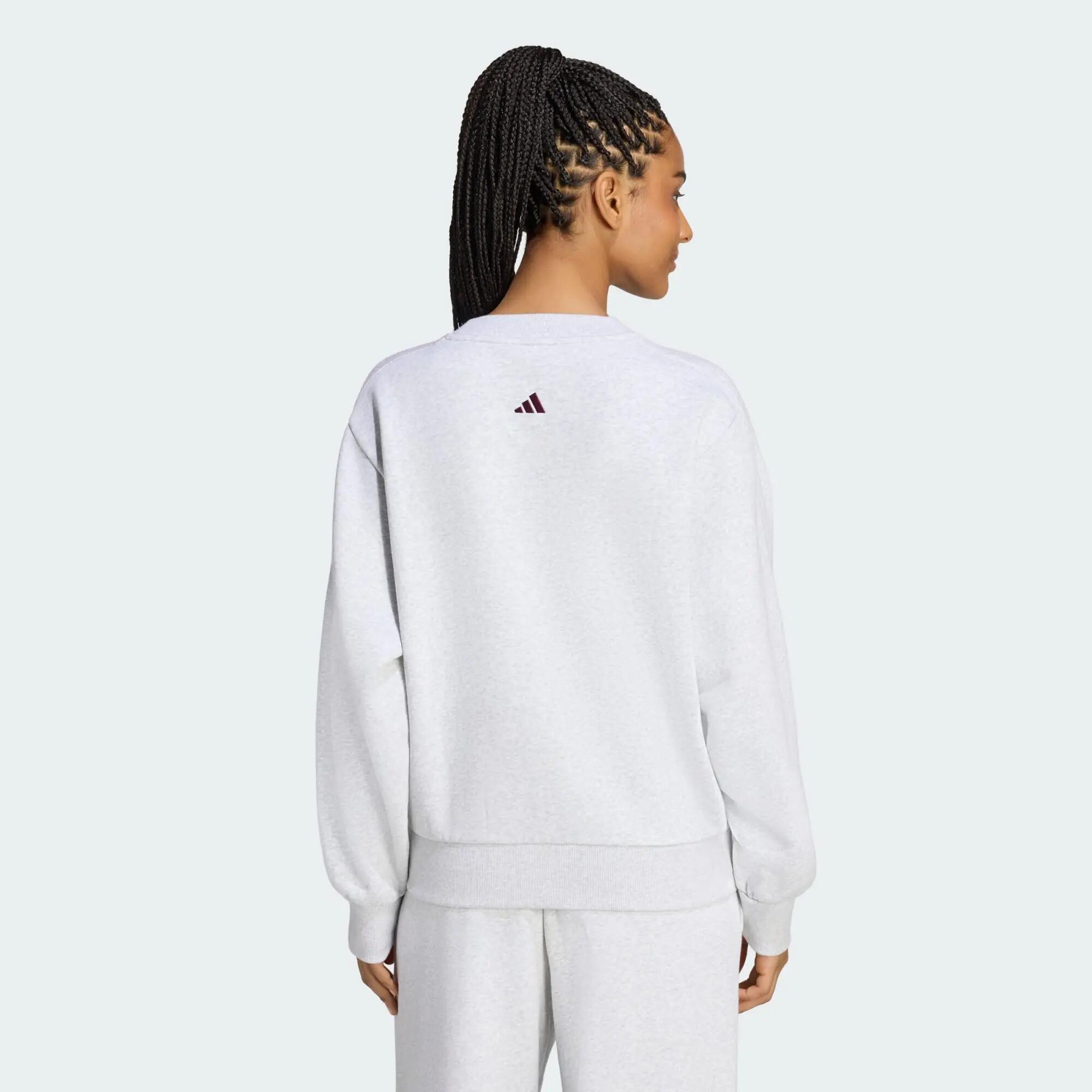 Sweatshirt Adidas 3-Stripes Crew para Mulher 3/5