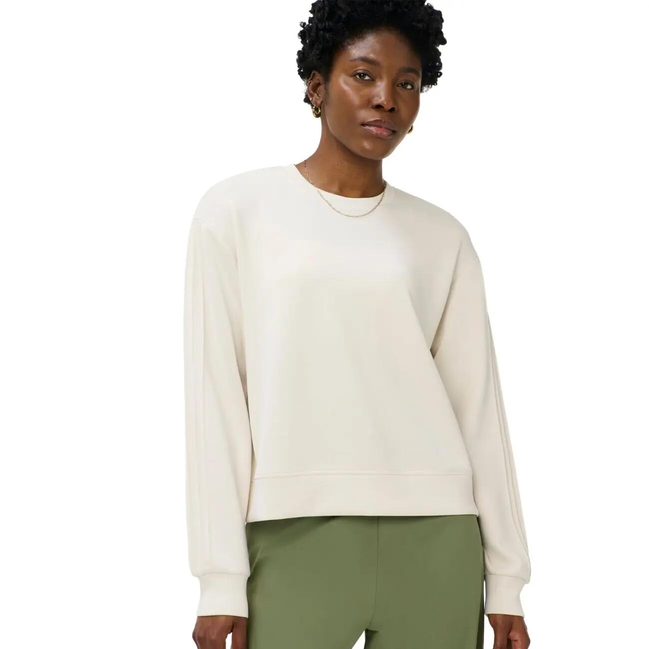 Sand Wash Pin Tuck Sweatshirt 3/7