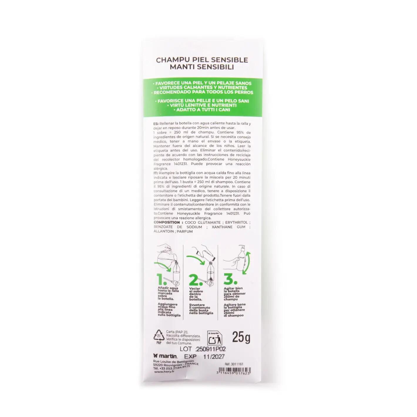 Shampoing pour chien Héry ES/IT SH 2/2