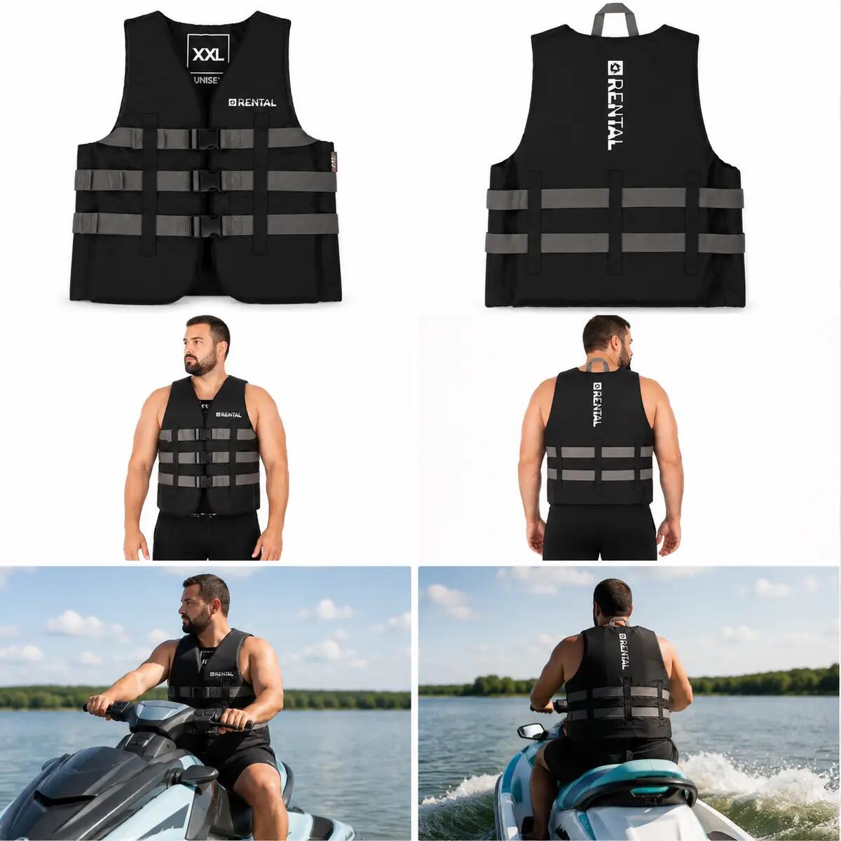 Kamizelka asekuracyjna Mystic Rental Wakeboard 2023 XL 3/7