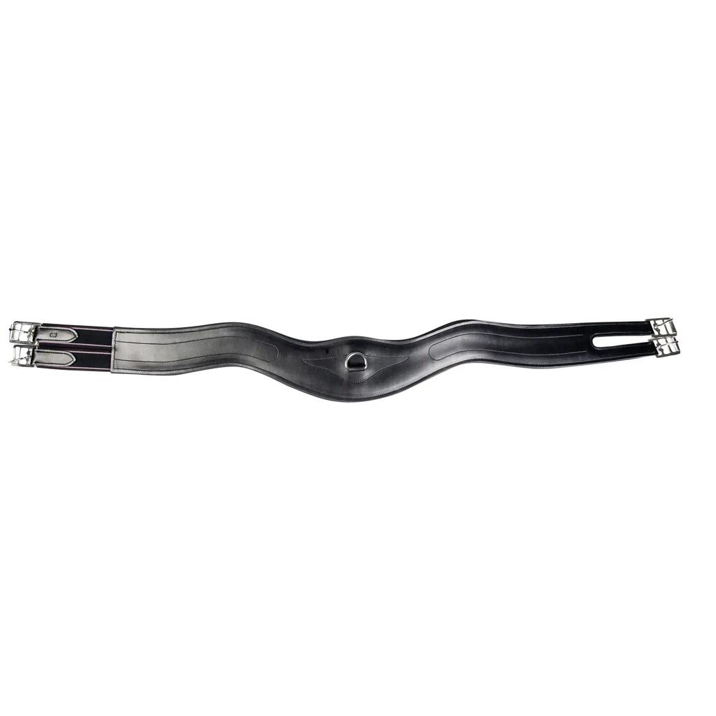 Curved Leather Horse Strap HKM Anatomic