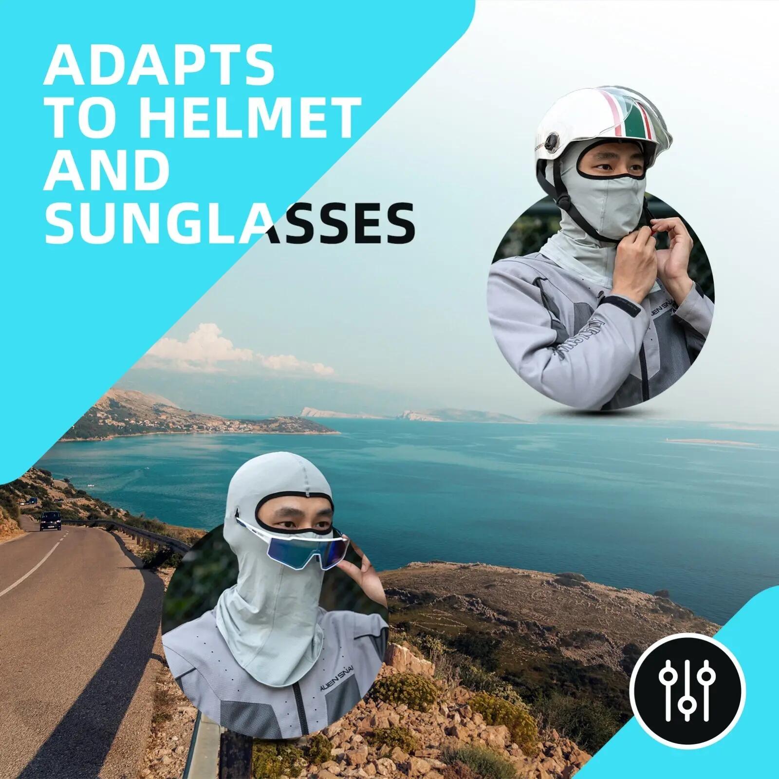 Sommer-Balaclava UPF 40+ atmungsaktiv – multifunktional 8/8