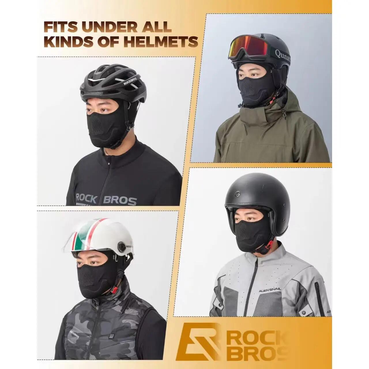Winter-Sturmhaube winddicht mit Fleece & Brillenlöchern – für Fahrrad & Motorrad 7/7