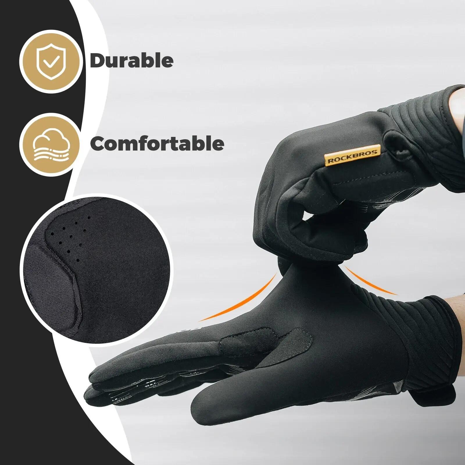 ROCKBROS Vollfinger Handschuhe Winddicht 2/6