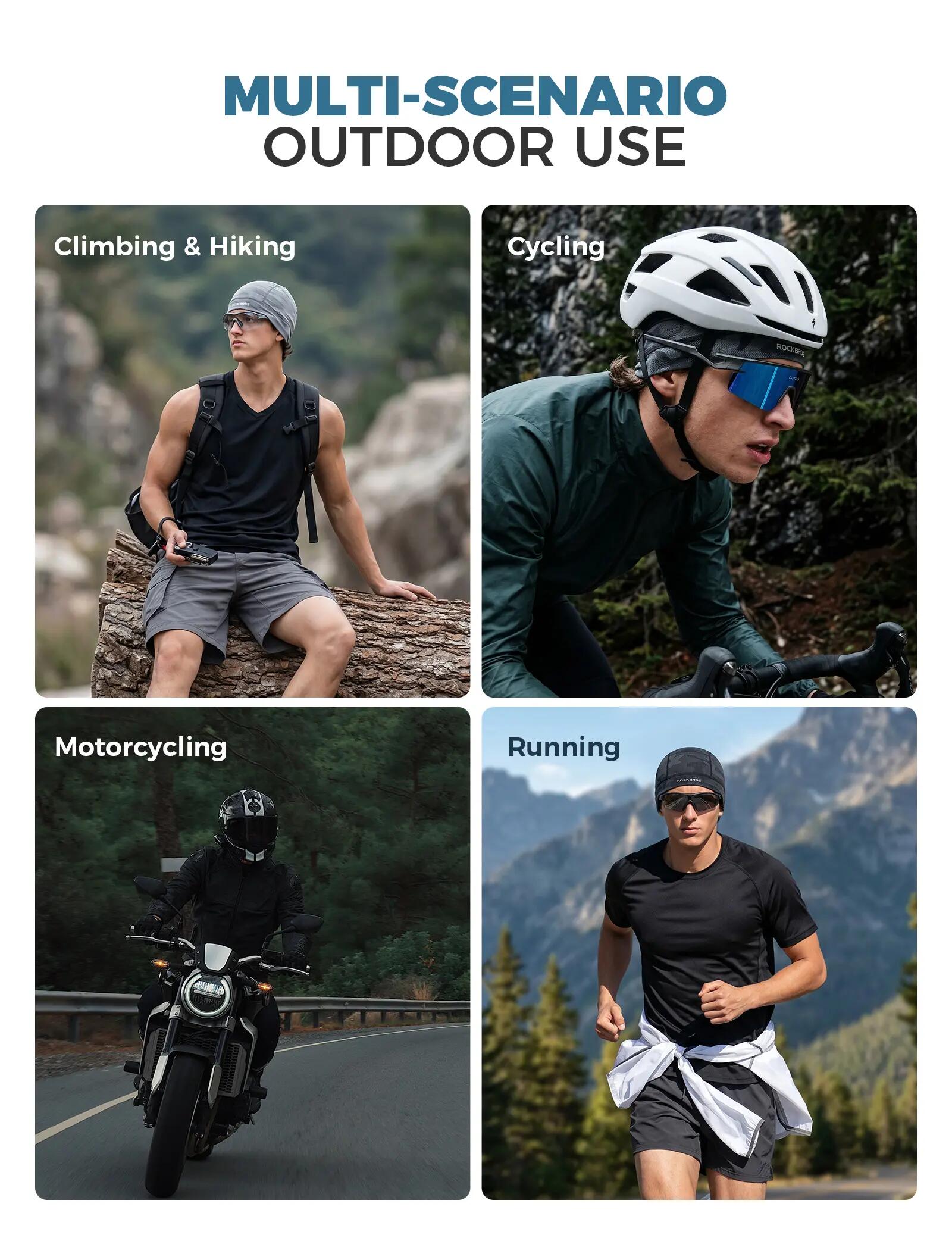ROCKBROS Fahrrad Unterziehmütze UPF50+ 6/8