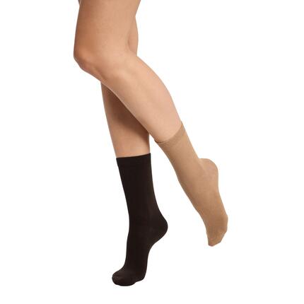 Lot de 2 paires de Chaussettes Femme Thermo Polaire