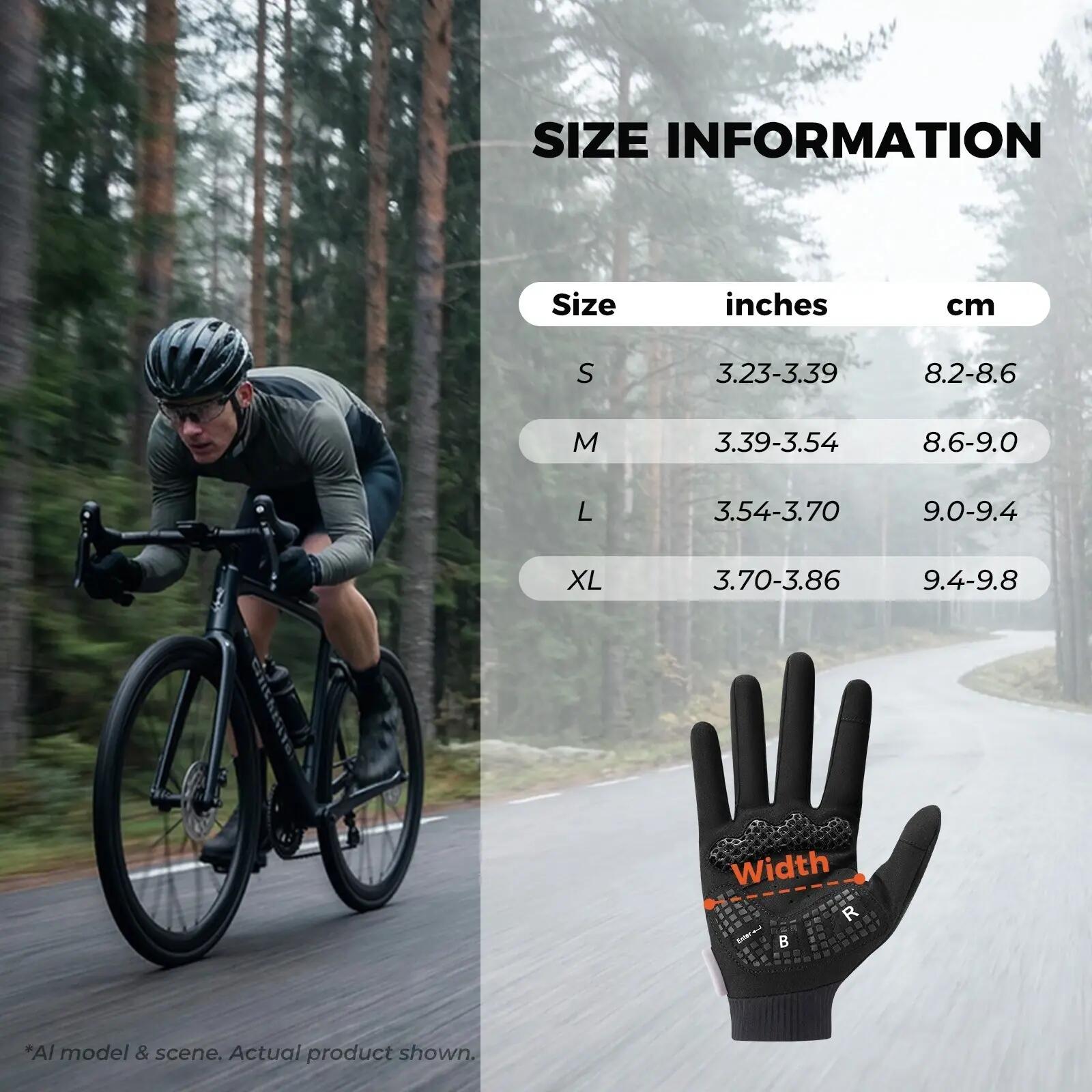 ROCKBROS Vollfinger Fahrradhandschuhe 2/8