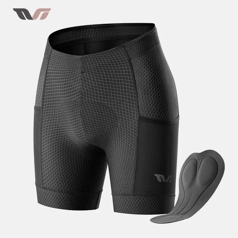 Women's cycling shorts with pockets TVI