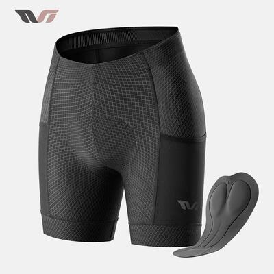 Pantaloncini da ciclismo da donna con tasche TVI
