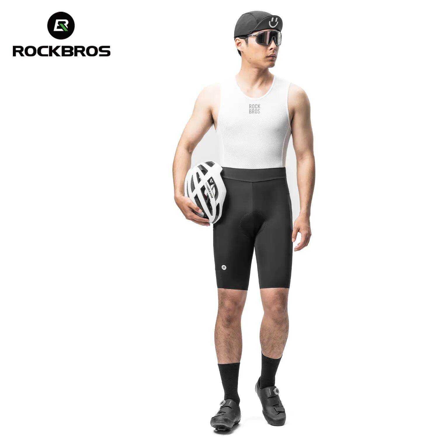 Męskie spodenki rowerowe z wkładką 3D ROCKBROS 2/3