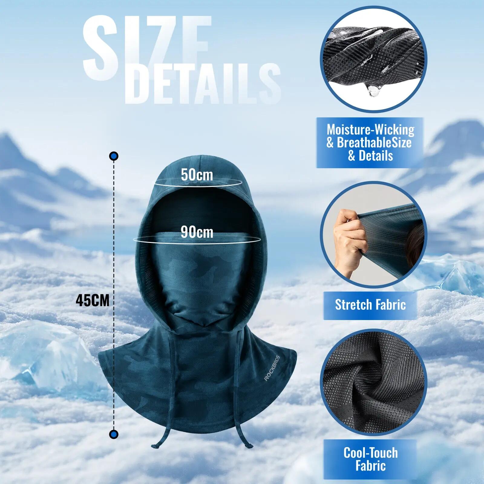 Sommer-Balaclava UPF 30+ atmungsaktiv 3/7