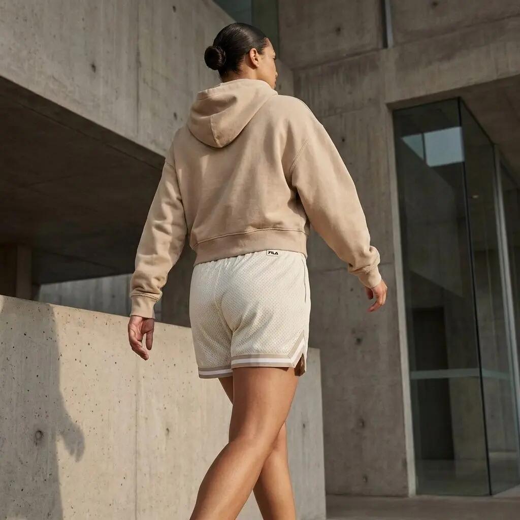 VILLANOVA Relaxed Mesh Shorts – Shorts Deportivos Mujer 3/5