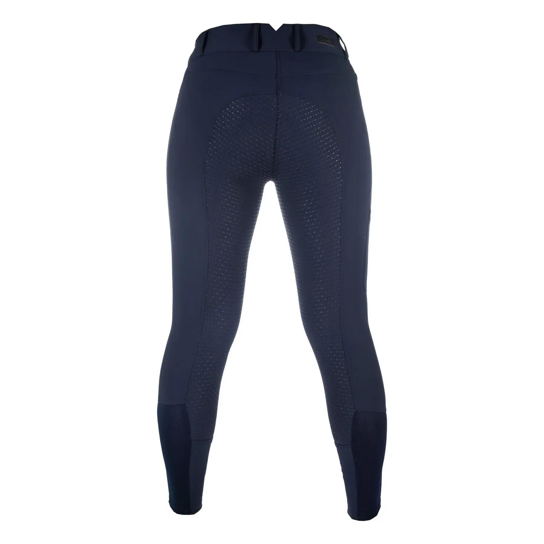 Reithose Full Grip Mädchen HKM Lia High Waist 3/3