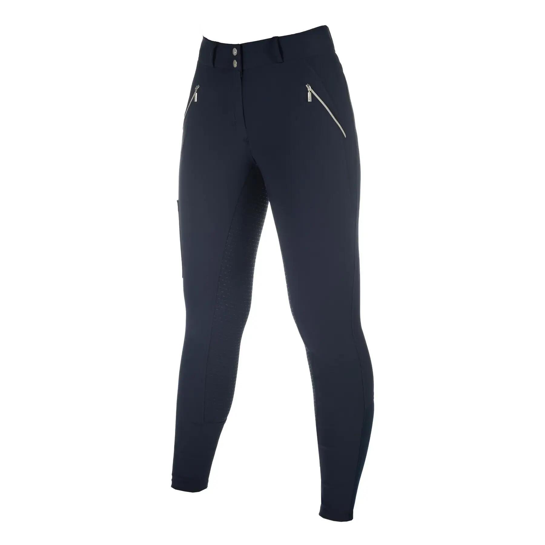 Reithose Full Grip Mädchen HKM Lia High Waist 2/3