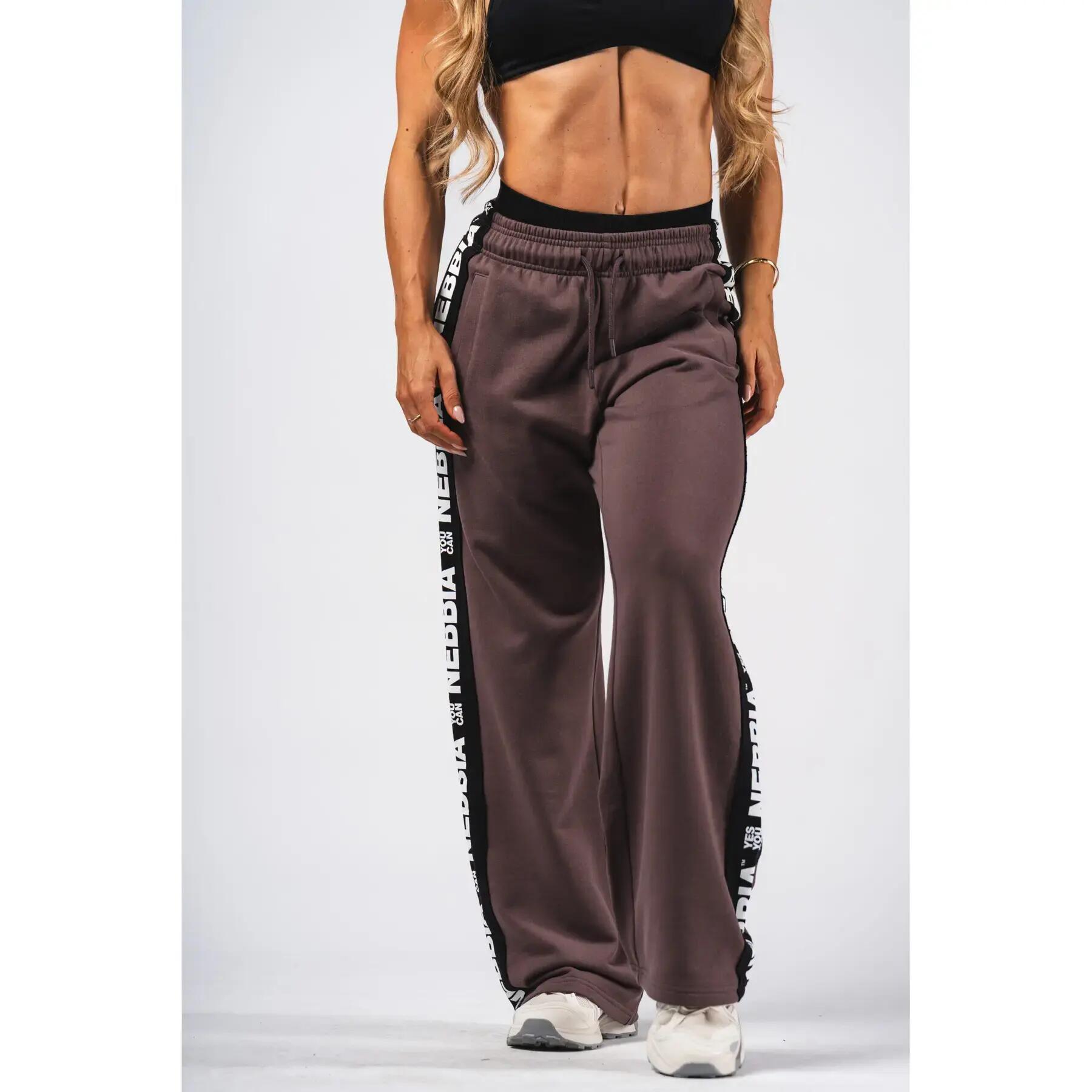 Pantalon de jogging femme Nebbia Urban Straight Leg 4/5