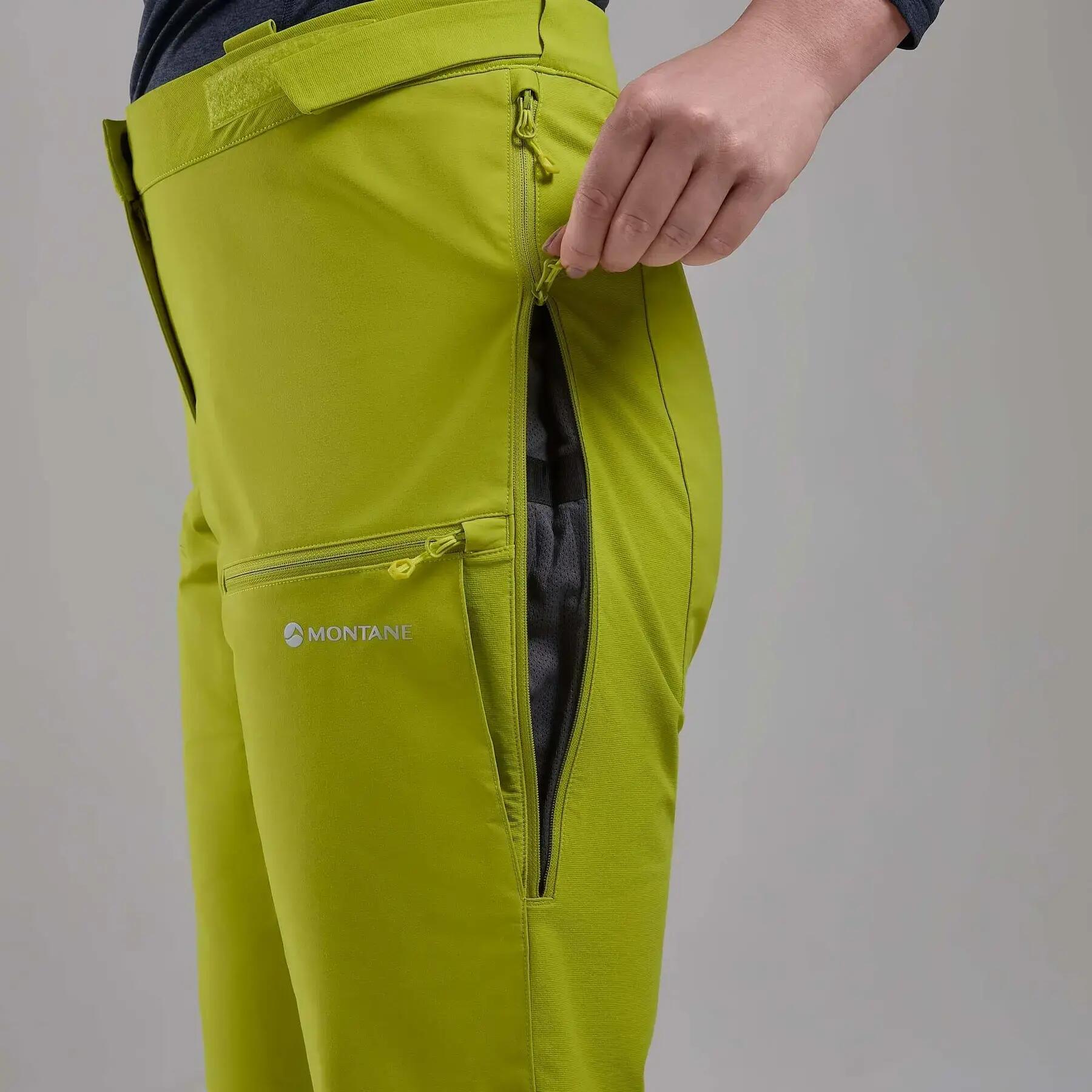 Softshell broek voor dames Montane Nordes 5/7