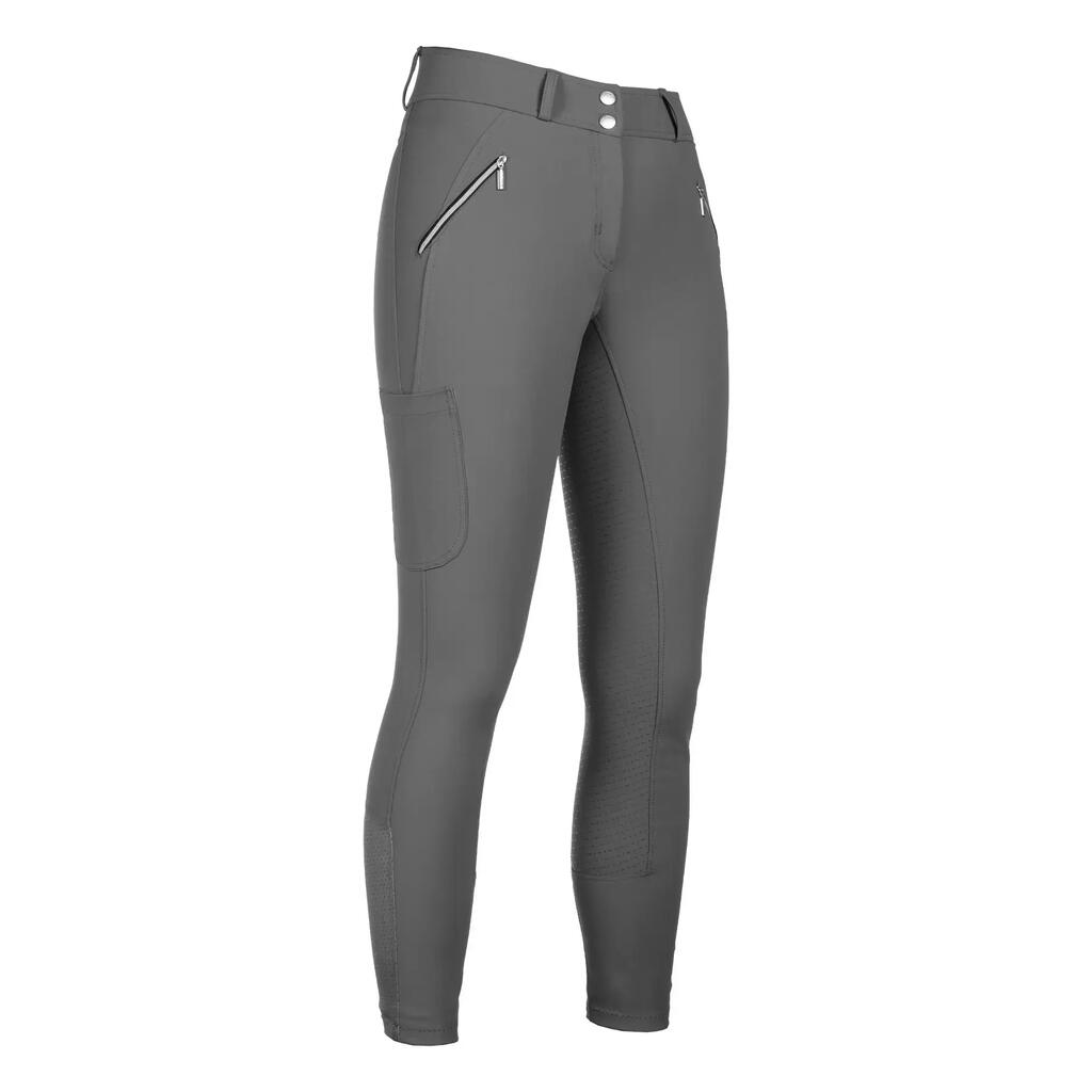 Full grip riding Trousers for girls HKM Lia High Waist