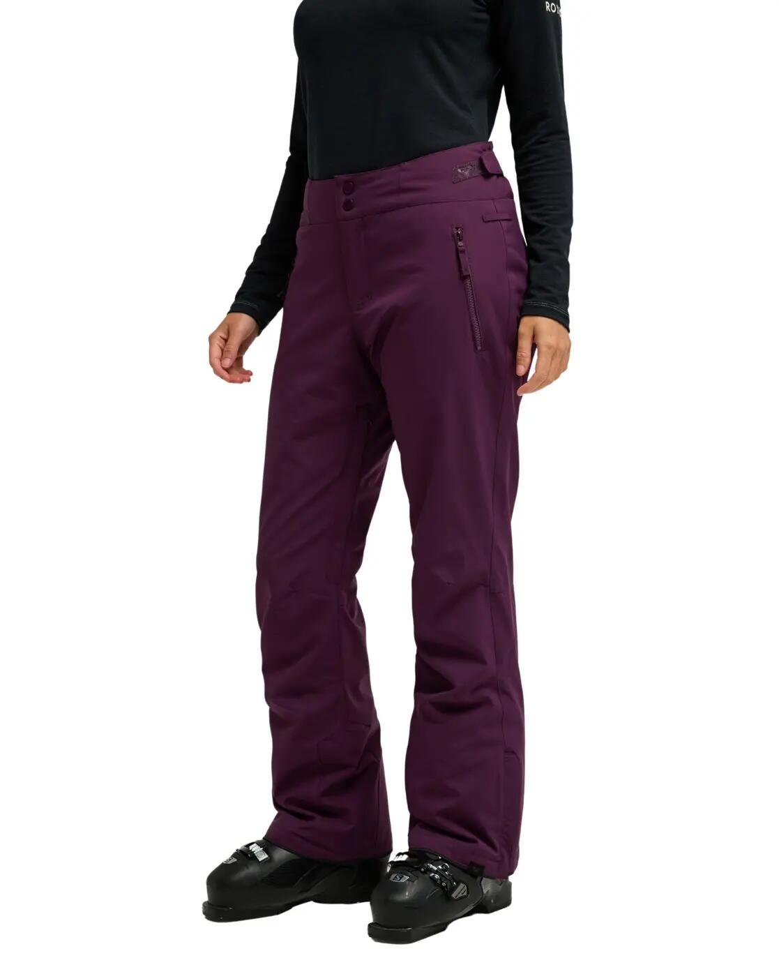 Funktionelle Schneehose 10K ALPINE RIDGE Lila Dames 3/4