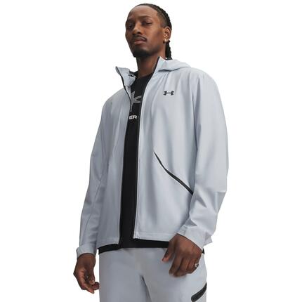 Unstoppable" Kapuzenjacke für , Performance, Training Herren Grau/Schwarz