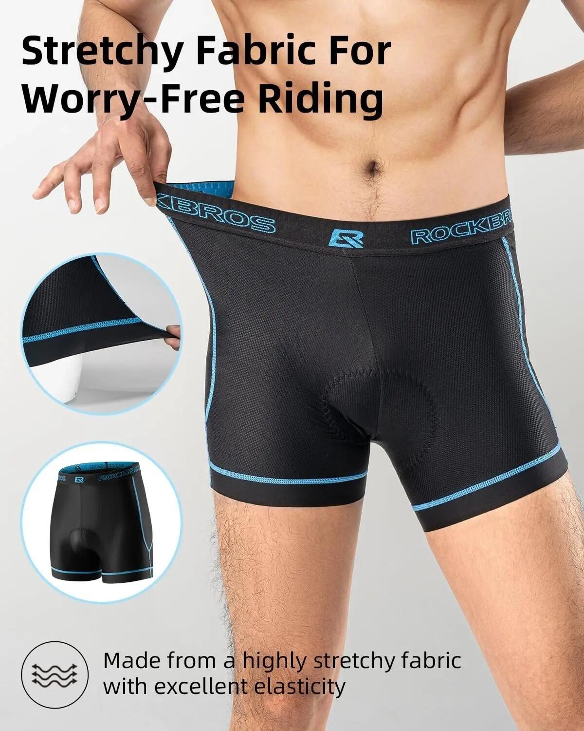 ROCKBROS Herren Radhose Unterwäsche 4/7
