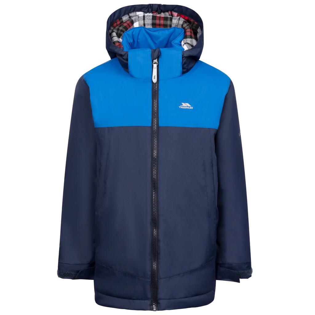 Boys Hooded Raincoat Windproof Padded Waterproof Jacket - Terris