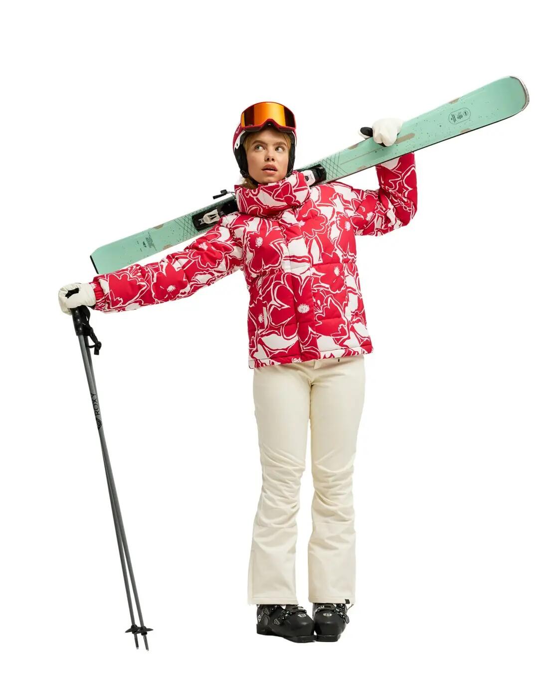 Funktionelle Snow-Jacke SNOW WINTER REBEL Rot Dames 4/4