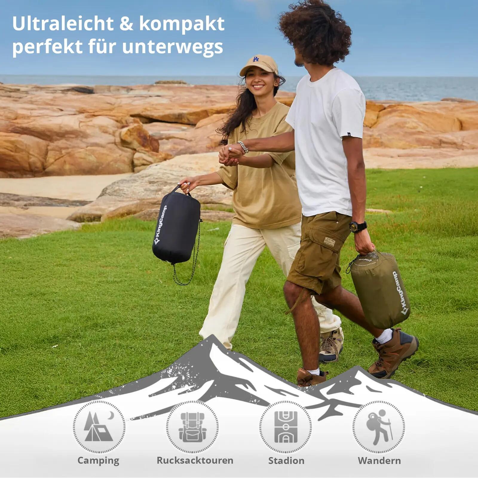 Regenponcho Comfy Camping Isolatie Capuchon Deken Warm Gevoerd 6/7