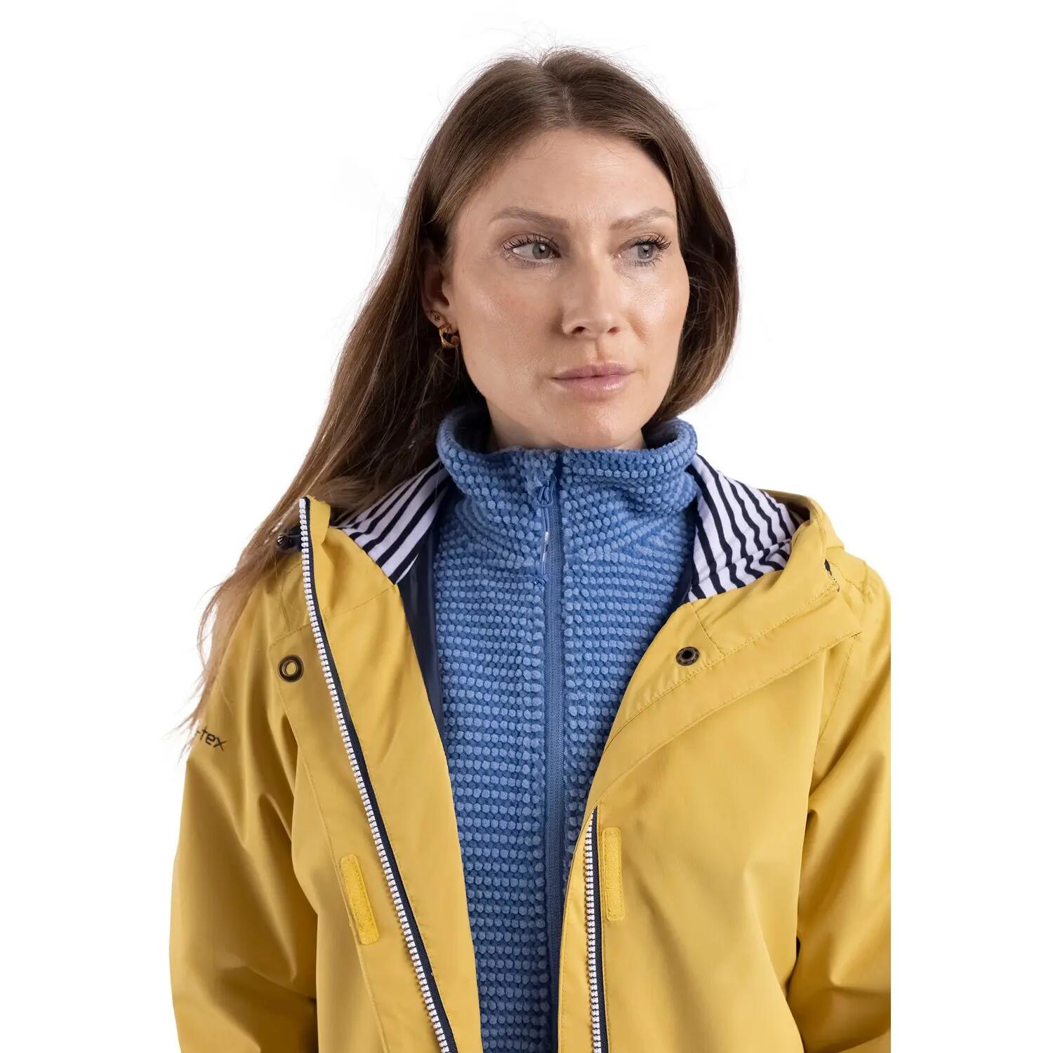 "Flourish" Jacke, wasserfest für Damen Blassocker 3/4