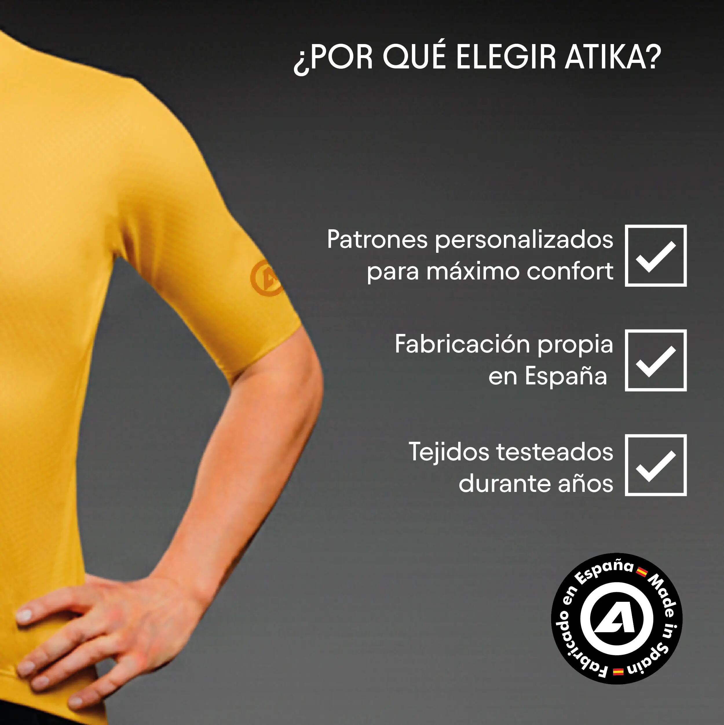 Atika Maillot Ciclismo Manga Corta Dama Modelo Core Transpirable Secado Rápido 4/6