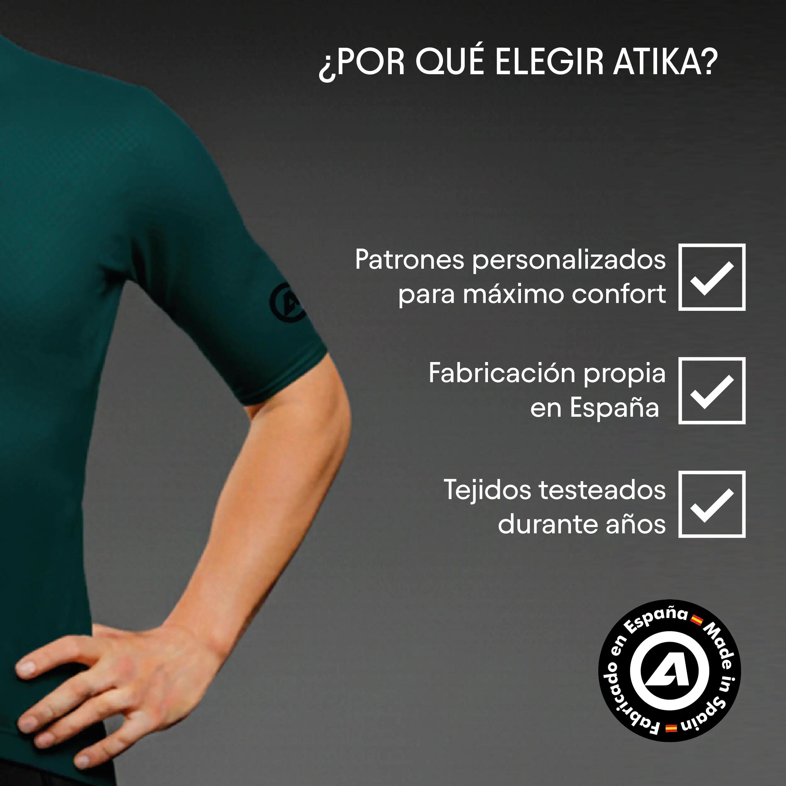 Atika Maillot Ciclismo Manga Corta Dama Modelo Core Transpirable Secado Rápido 4/6