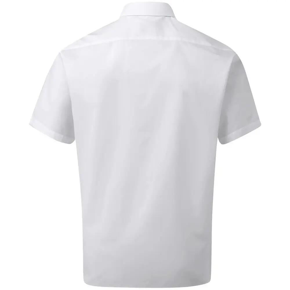 Camicia Maniche Corte Uomo Premier Poplin Bianco 2/4