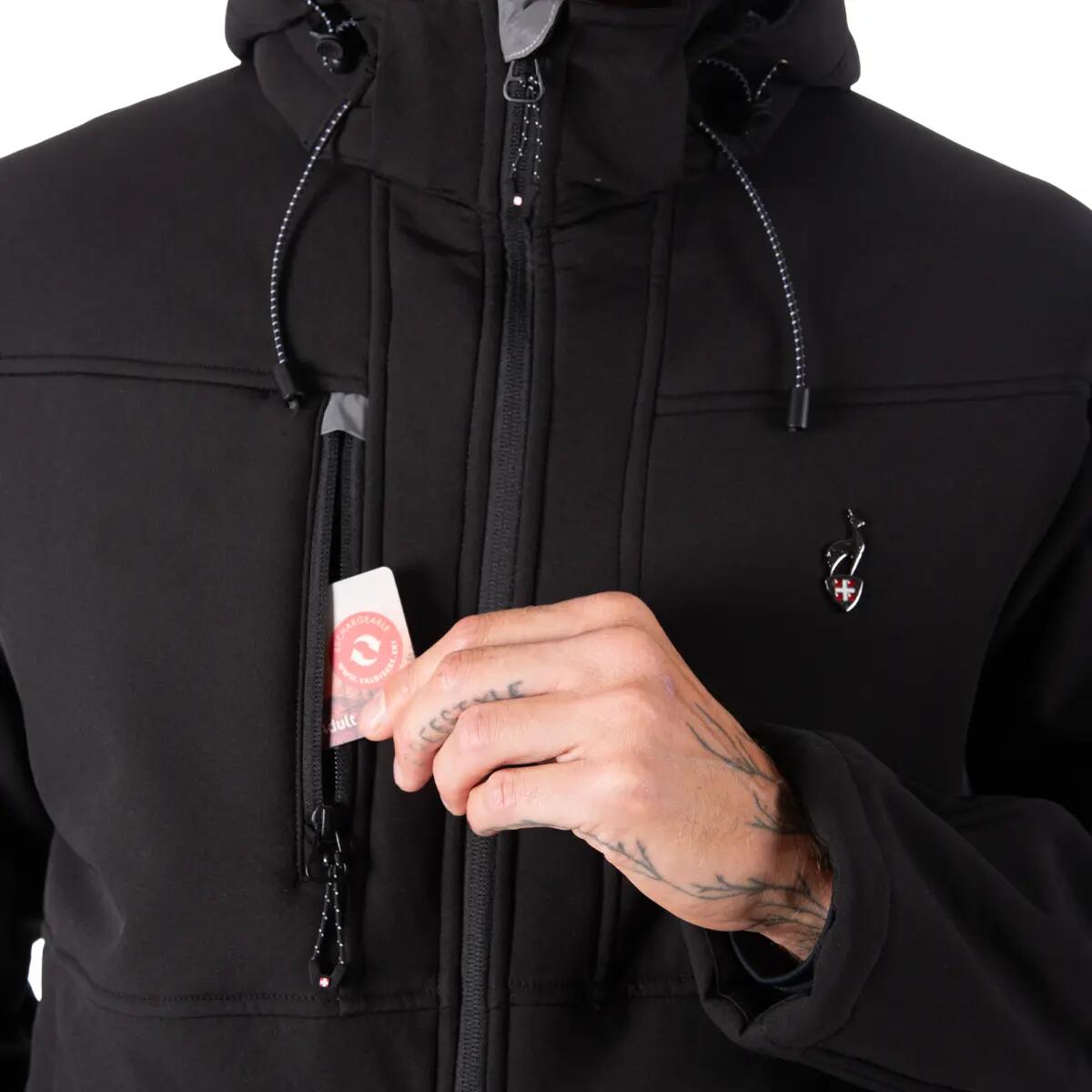 Kurtka turystyczna męska NEMEV SOFTSHELL Sherpa wodoodporna 5/7