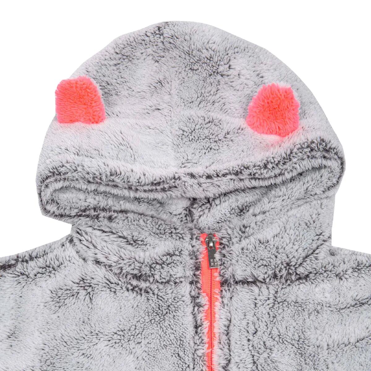 Sweat a capuche en polaire pour enfants ECLIPSE avec oreilles d'ours 3/4