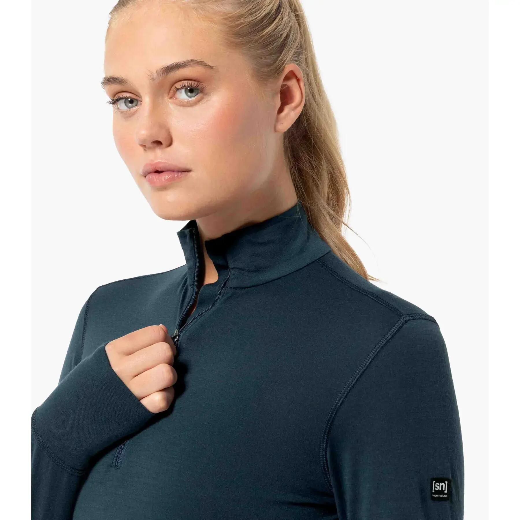 Polaire 1/4 zip femme super.natural Tundra175 4/4