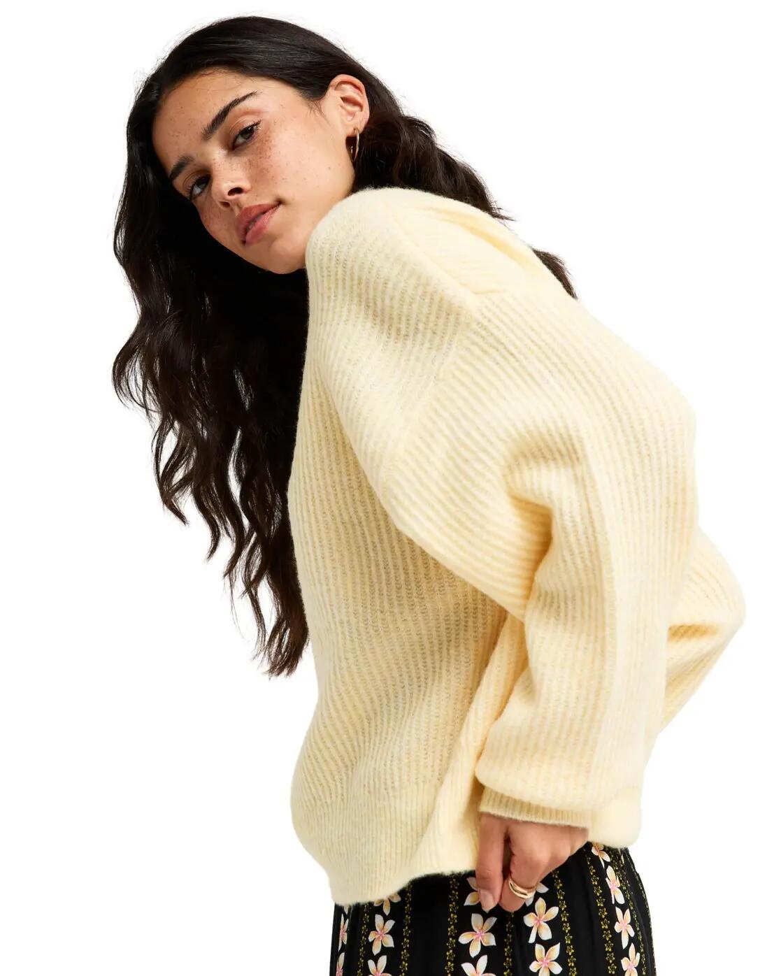 Pullover LOOMED HORIZON Gelb Dames 3/4