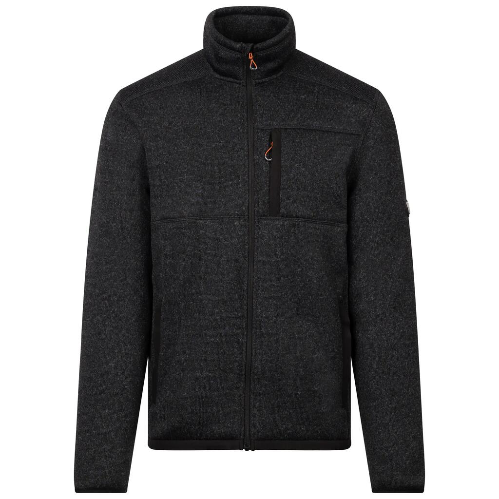 Mens Full Front Zip With Chin Guard Fleece Jacket- Bramall