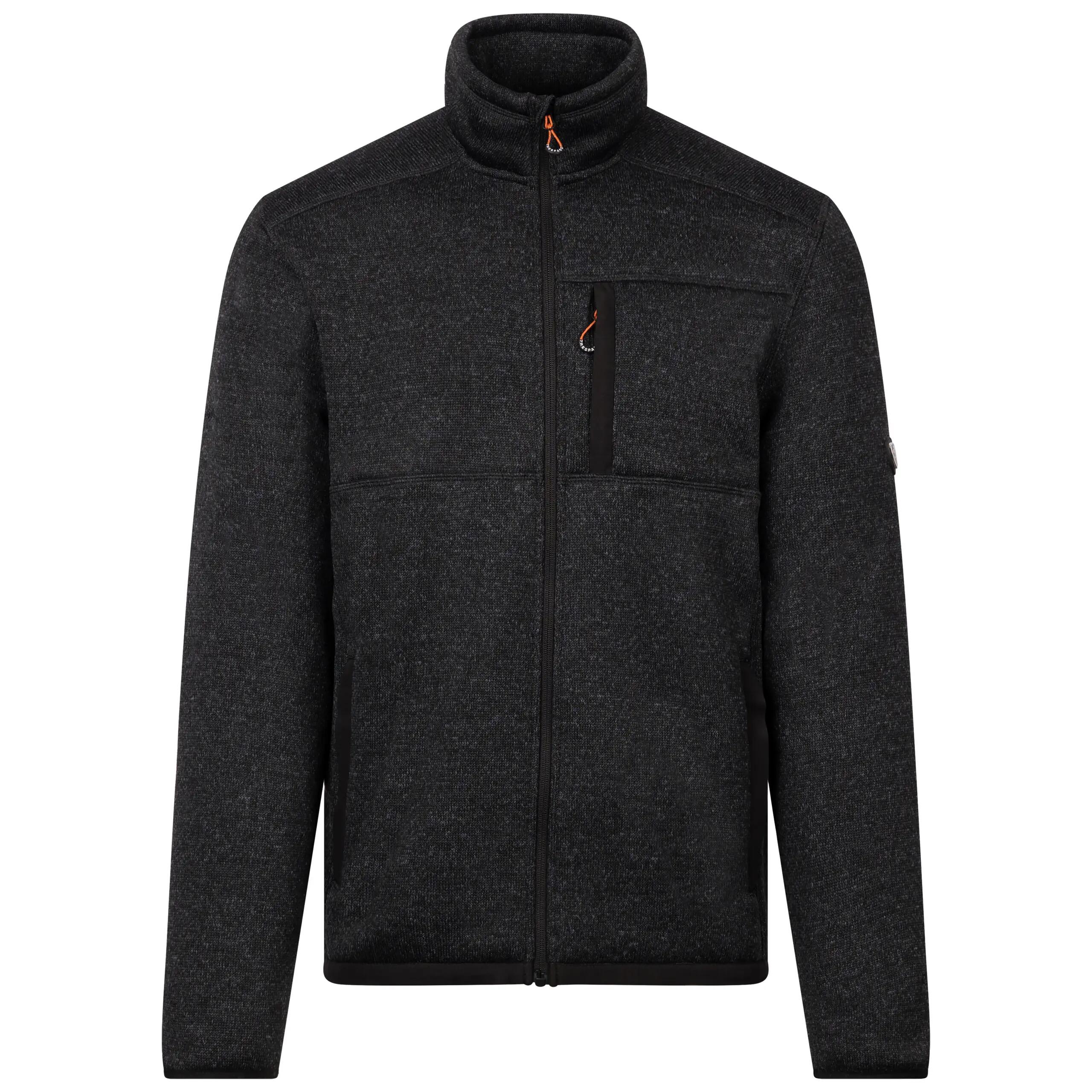 Mens Full Front Zip With Chin Guard Fleece Jacket- Bramall 1/5